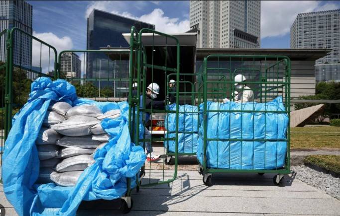 Contaminated Fukushima soil delivered to Japan PM office