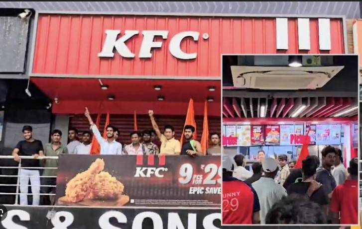 FIR against protesters who forced to shut down KFC outlets in Indian city