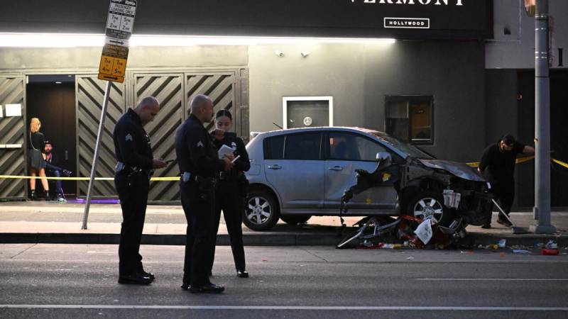Driver charged after plowing into Los Angeles nightclub crowd, injuring 30