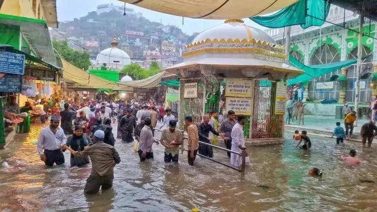 Floods claim lives across South Korea and India’s Ajmer Sharif dargah