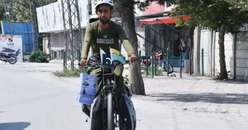 Quetta to Kashmir: Cyclist Amir Shehzad completes 1000km journey 