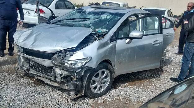 Speedy vehicle crushes three in Islamabad