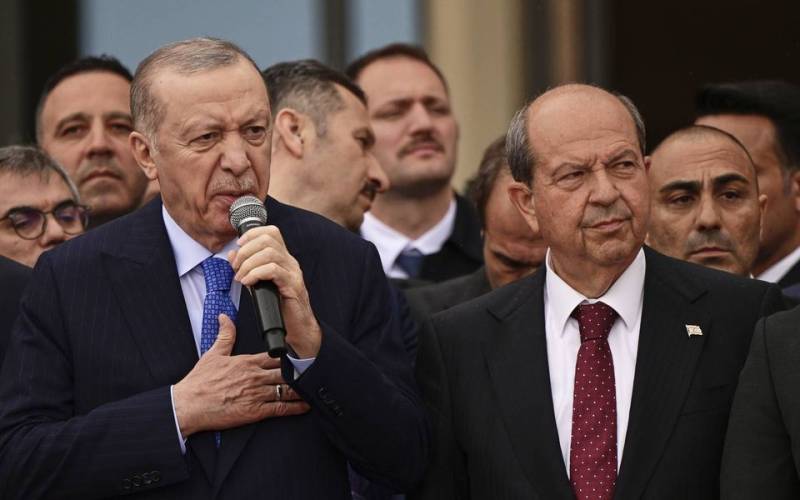 Turkey's Erdogan insists on Cyprus two-state solution