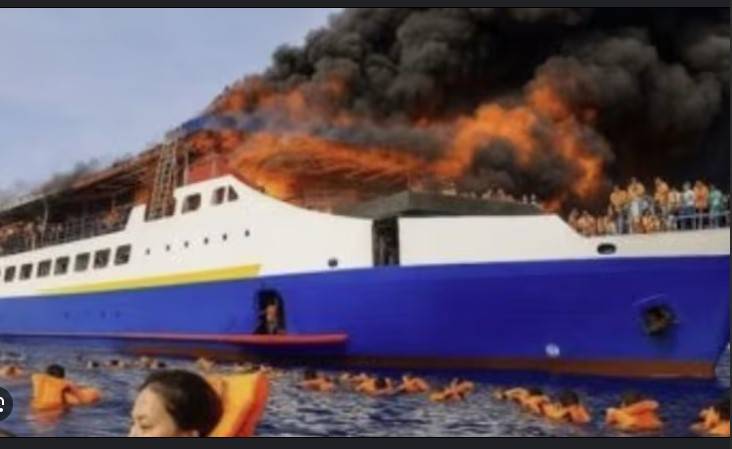 Indonesia ferry fire kills three, more than 500 rescued