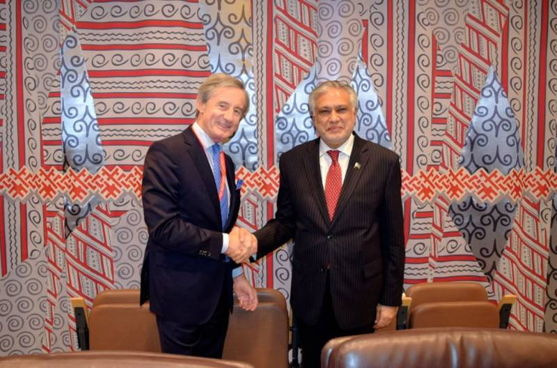 Dar meets Austrian special envoy for global affairs
