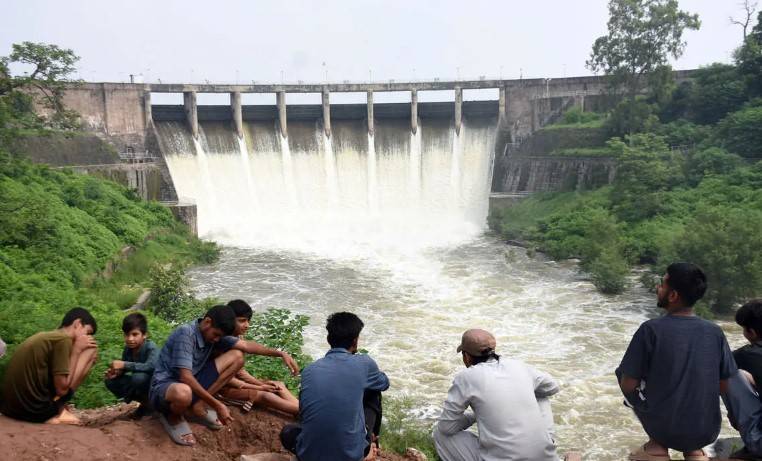 Rawal Dam spillways open as water level rises