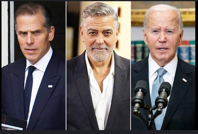 Hunter Biden slams Clooney on anniversary of father's campaign exit