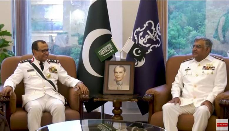 Pakistan, Saudi naval chiefs vow to deepen defence ties