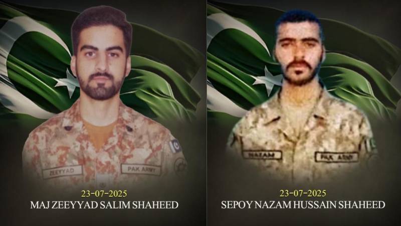 Major, sepoy martyred during Masrtung IBO