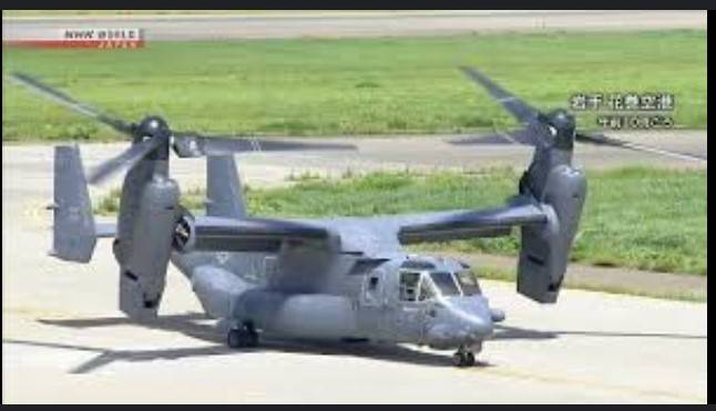 US Osprey plane makes emegency landing in Japan