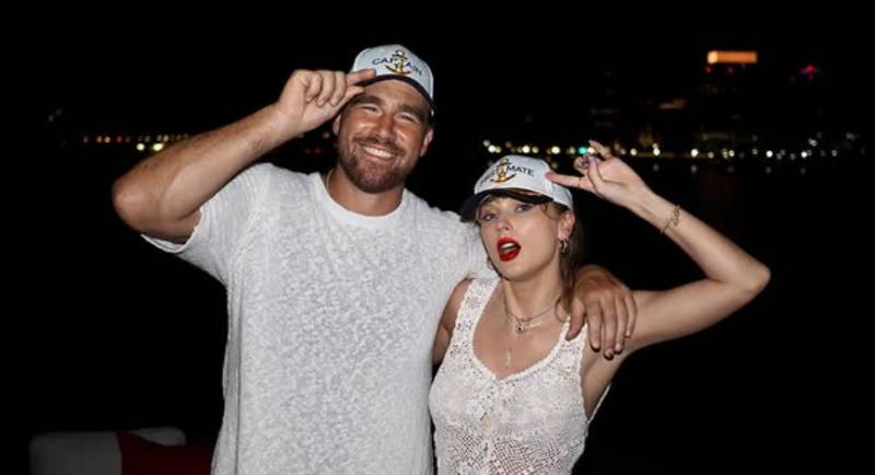 Taylor Swift makes debut on Travis Kelce's Instagram