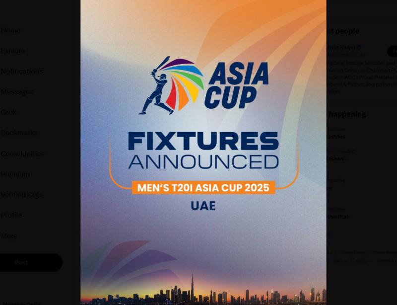 Asia Cup 2025 schedule announced: India-Pakistan clash set for Sept 14