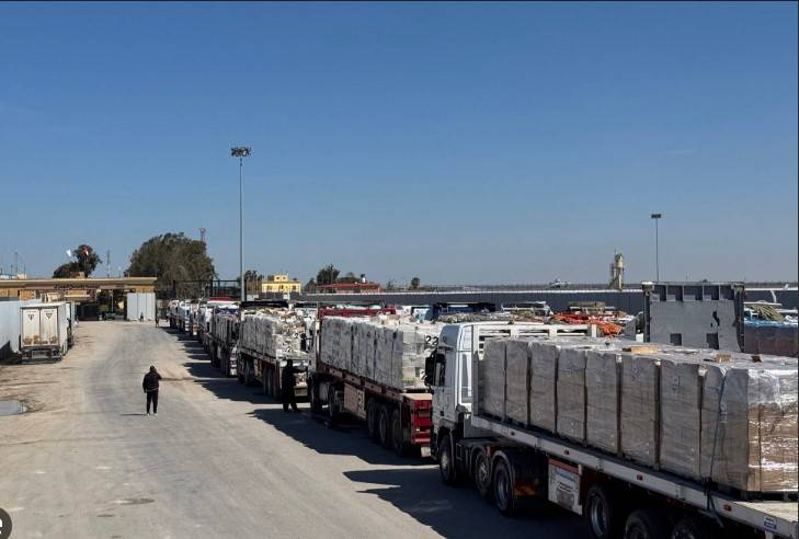 Israel says Gaza got 120 trucks of aid on day one of pause