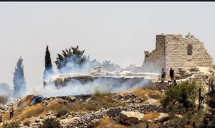 Israeli settlers attack West Bank Christian village