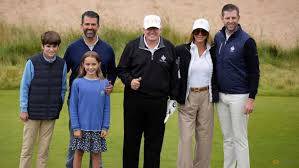 Trump opens Scottish golf course and vows 'peaceful world'