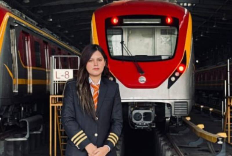 CM Maryam congratulates first female driver of Orange Line Train 