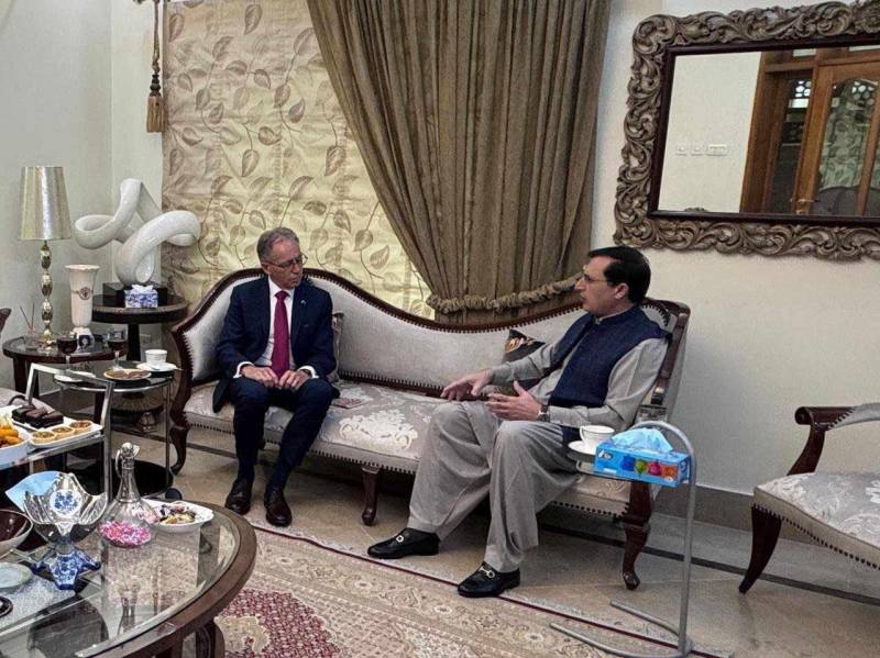 Australian high commissioner meets PTI chairman Barrister Gohar