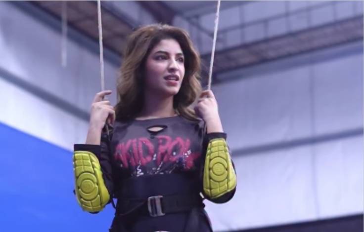 Start camera, action! Kinza Hashmi takes on fear of jumping