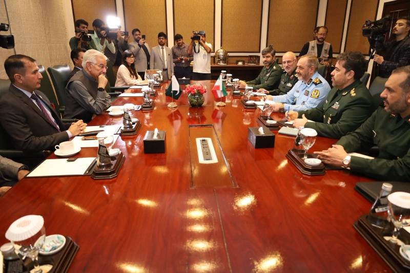 Pakistan, Iran defence ministers discuss regional security, counter-terrorism efforts