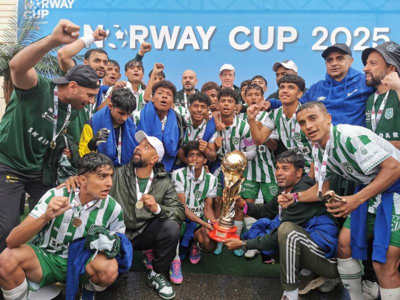 Pakistani youth football team clinches Norway Cup U-15 title 
