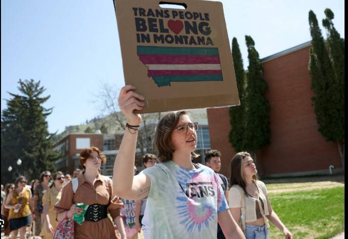 Liberal US states sue Trump over transgender care ban