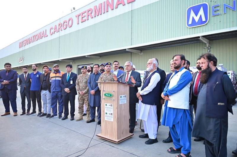 DPM sends off 17th consignment of humanitarian aid to Gaza