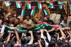 West Bank village buries Palestinian killed by settlers