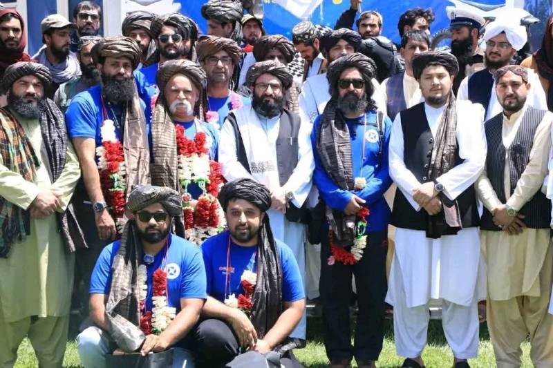 Warm welcome extended to Pakistani bikers team in Kabul