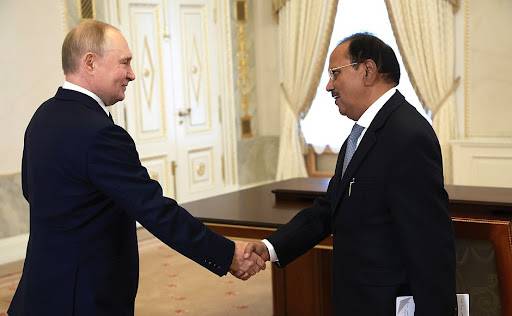 Putin meets India's security chief Ajit Doval amid US tariffs row