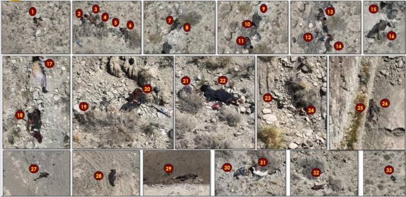 Infiltration bid foiled, 33 terrorists of Fitna al Khwaraj killed in Balochistan