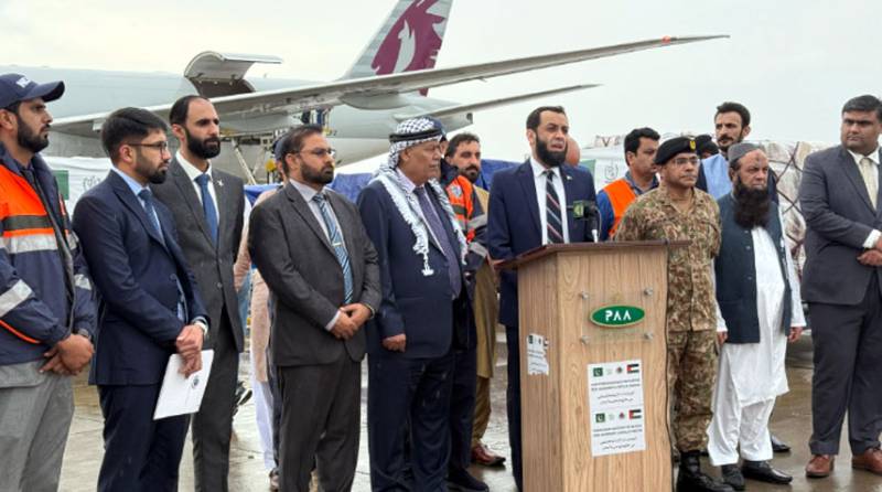 Pakistan dispatches another consignment of aid to Gaza