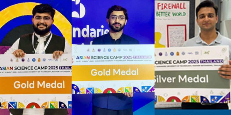 Pakistan makes history with record medal haul at Asian Science Camp 2025