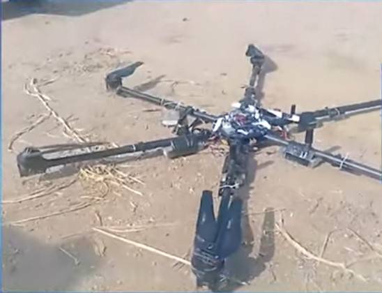 Drone suspected of smuggling drugs crashes in Lahore