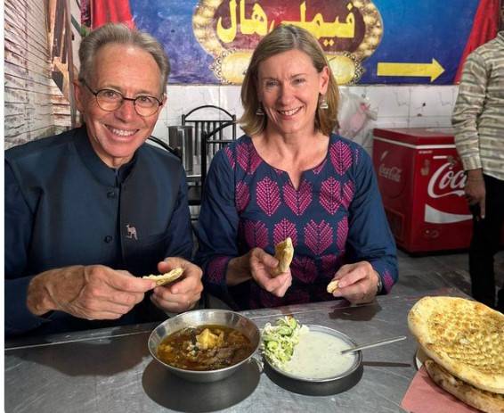 Australian envoy falls in love with Lahori breakfasts