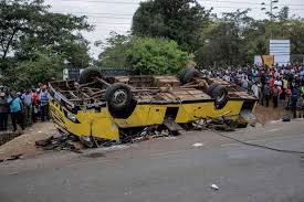 Bus carrying mourners crashes in Kenya, killing 21