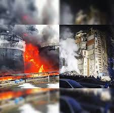 Moscow strikes kill five in Ukraine, refinery hit in Russia 