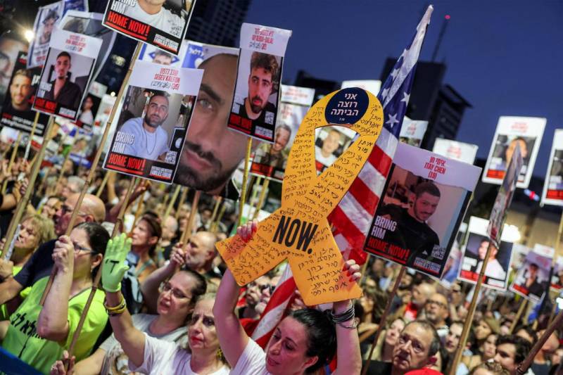 Thousands protest in Tel Aviv against Israeli govt move to expand Gaza war