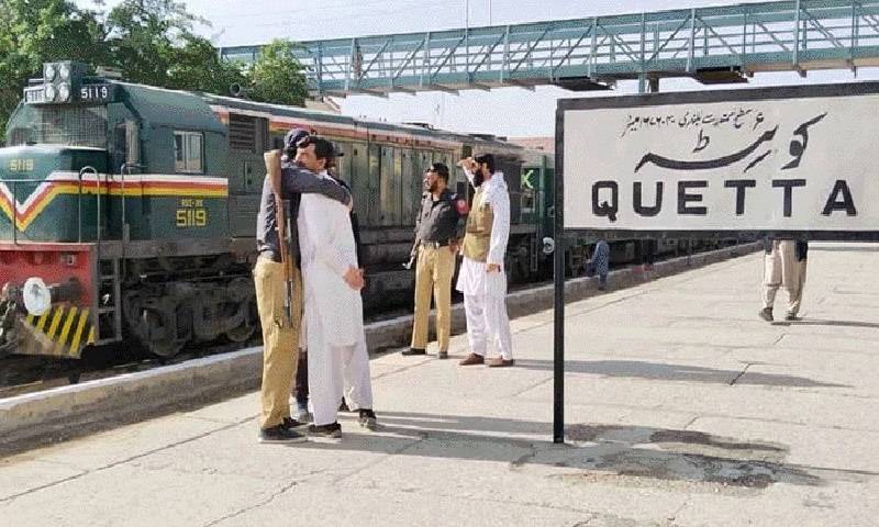 Train service suspended in Quetta