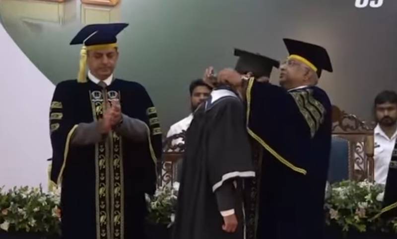 Naval Chief confers degrees upon graduates at Bahria University convocation
