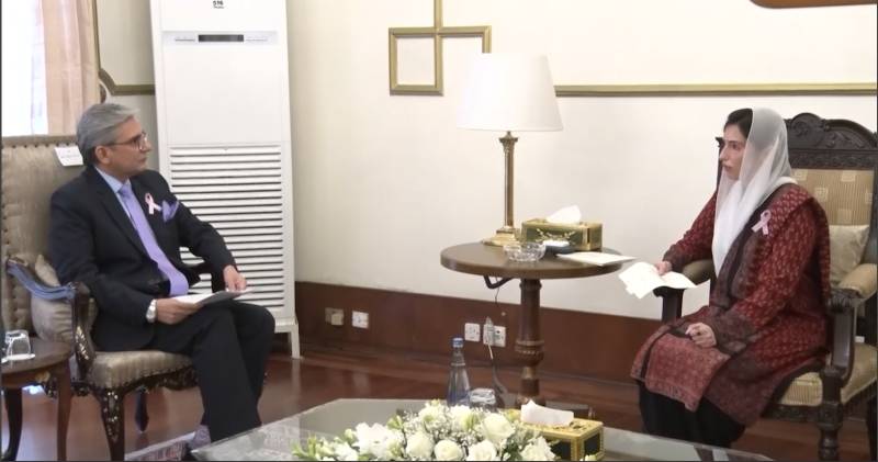 Pink Ribbon CEO calls on Aseefa Bhutto to discus breast cancer issue