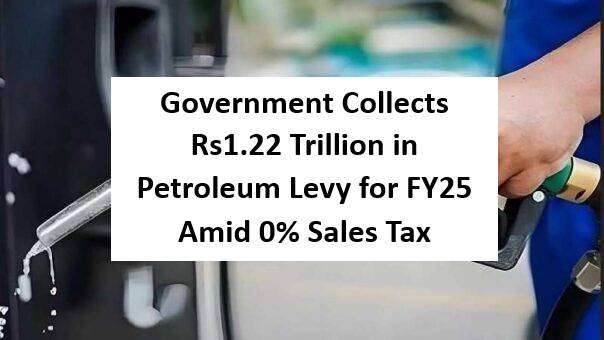 Govt collects record Rs1.2 trillion from petroleum levy in FY2024-25