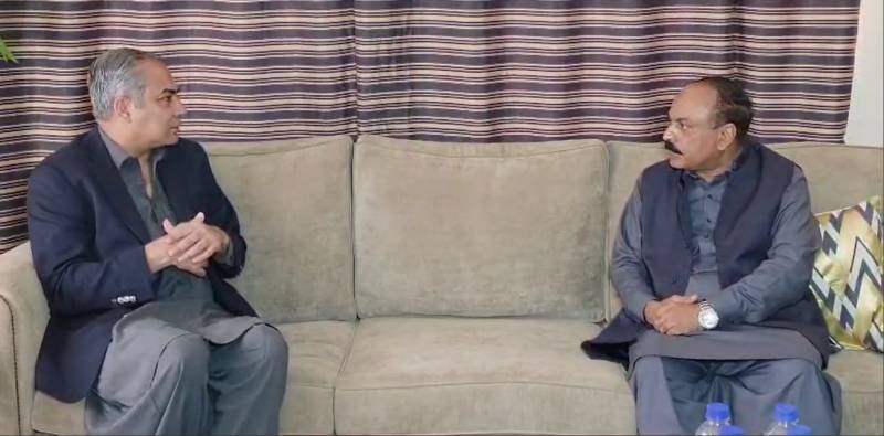 Interior Minister Naqvi visits residence of martyred Major Rizwan Tahir 