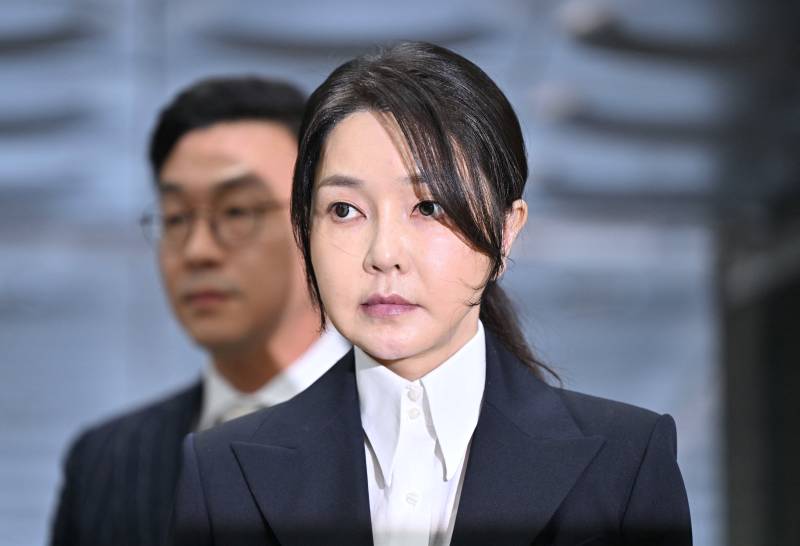 South Korea's former first lady Kim arrested