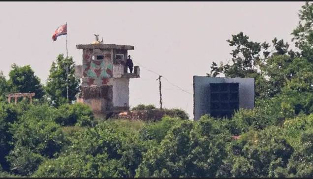 North Korea denies removing border loudspeakers
