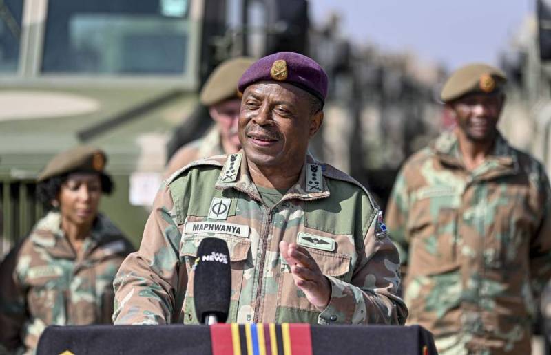 South Africa's top general under fire for remarks in Iran
