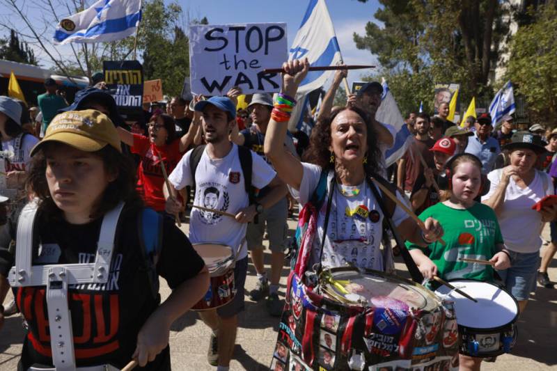 Protests held across Israel calling for end to Gaza war, hostage deal