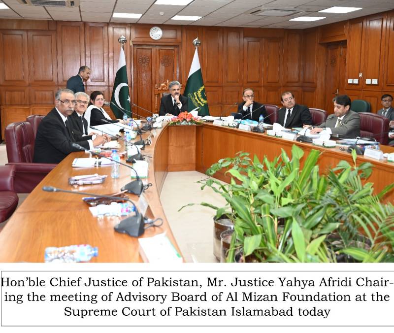 Chief Justice Afridi forms Al-Meezan Foundation's new administrative committee 
