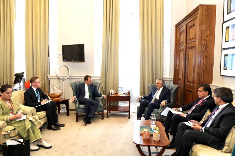 DPM/FM Dar, UK Under-Secretary review Pak-UK ties