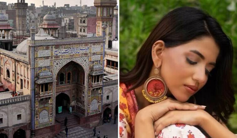 Netizens gunning for Azbia Khan's bold photoshoot at Wazir Khan mosque