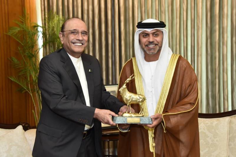 President bids farewell to UAE Ambassador